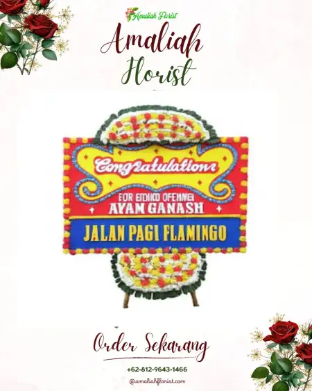 Sewa Papan Bunga Basemah Sersan